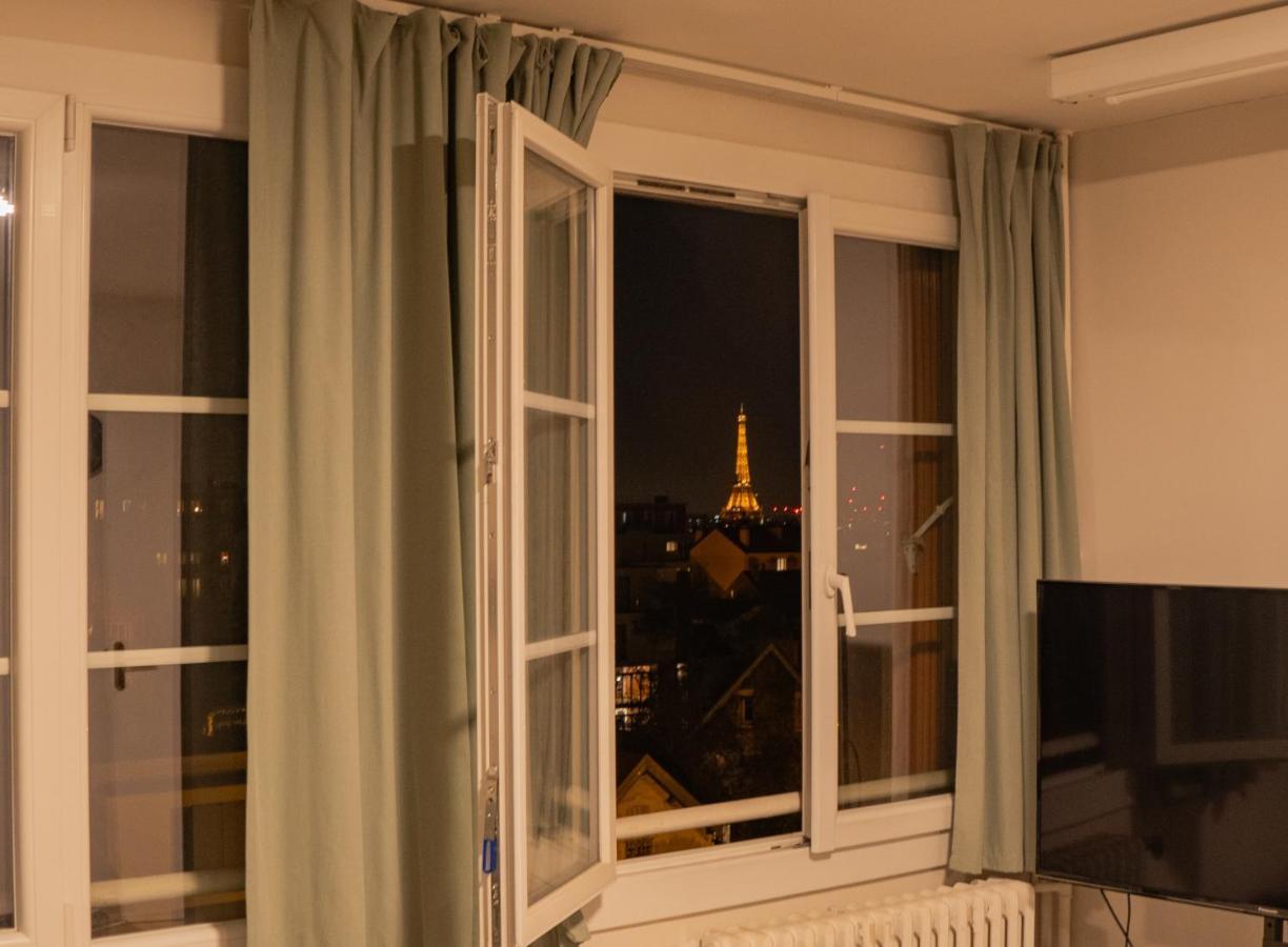 Joli T2 Proche Du Metro Avec Vue Tour Eiffel Leilighet Issy-les-Moulineaux Eksteriør bilde